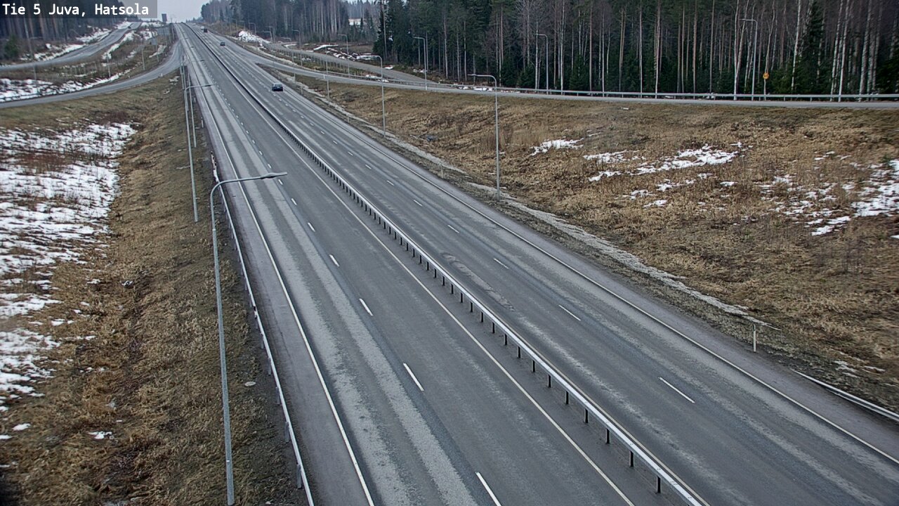 Weather Camera Image Road 5 Juva, Hatsola, Juva, Etelä-Savo