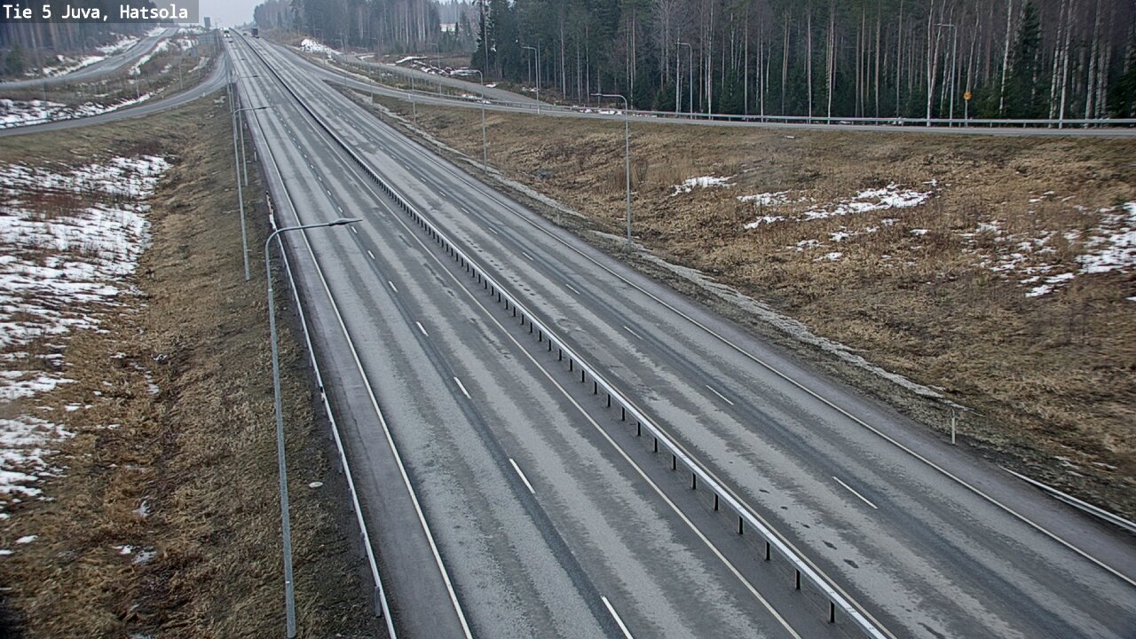 Weather Camera Image Road 5 Juva, Hatsola, Juva, Etelä-Savo