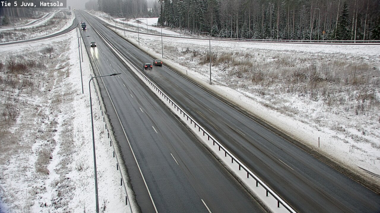 Weather Camera Image Väg 5 Juva, Hatsola, Juva, Etelä-Savo