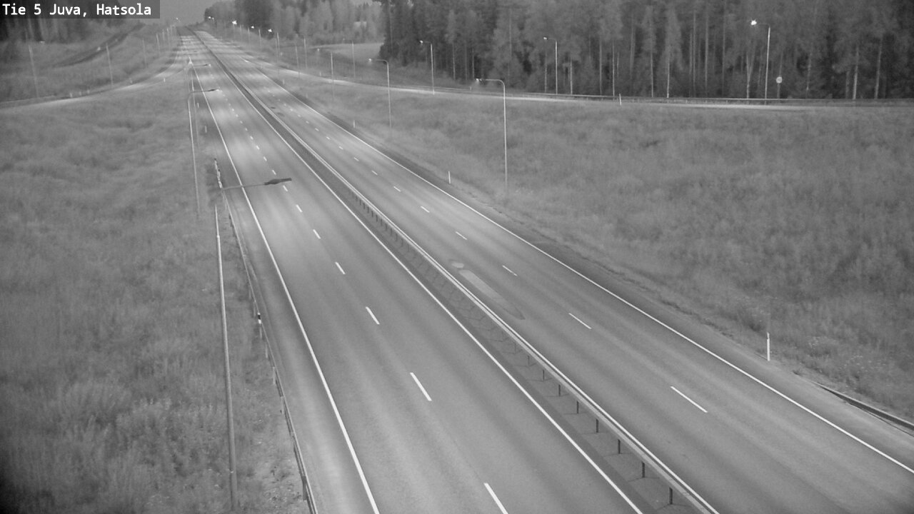 Weather Camera Image Road 5 Juva, Hatsola, Juva, Etelä-Savo