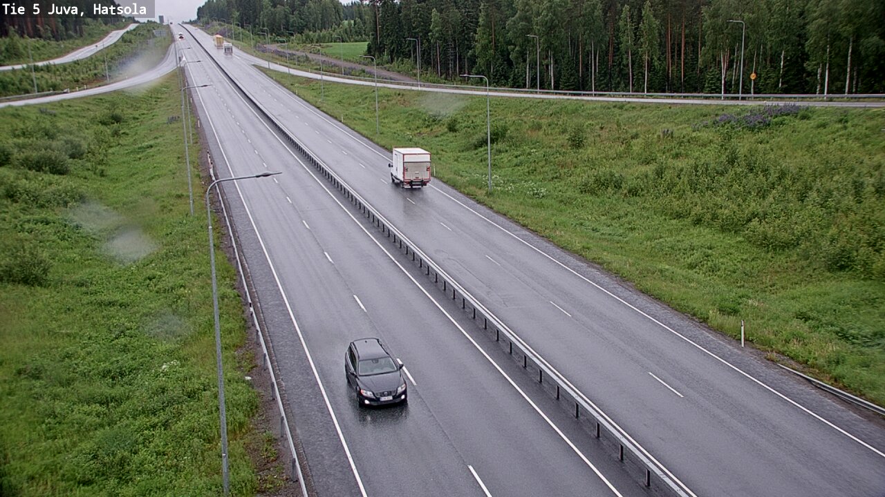 Weather Camera Image Road 5 Juva, Hatsola, Juva, Etelä-Savo