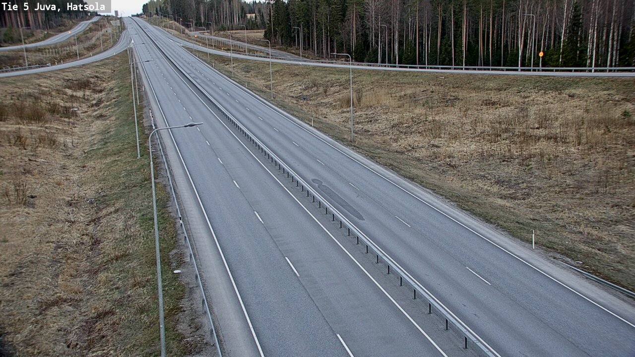 Weather Camera Image Road 5 Juva, Hatsola, Juva, Etelä-Savo