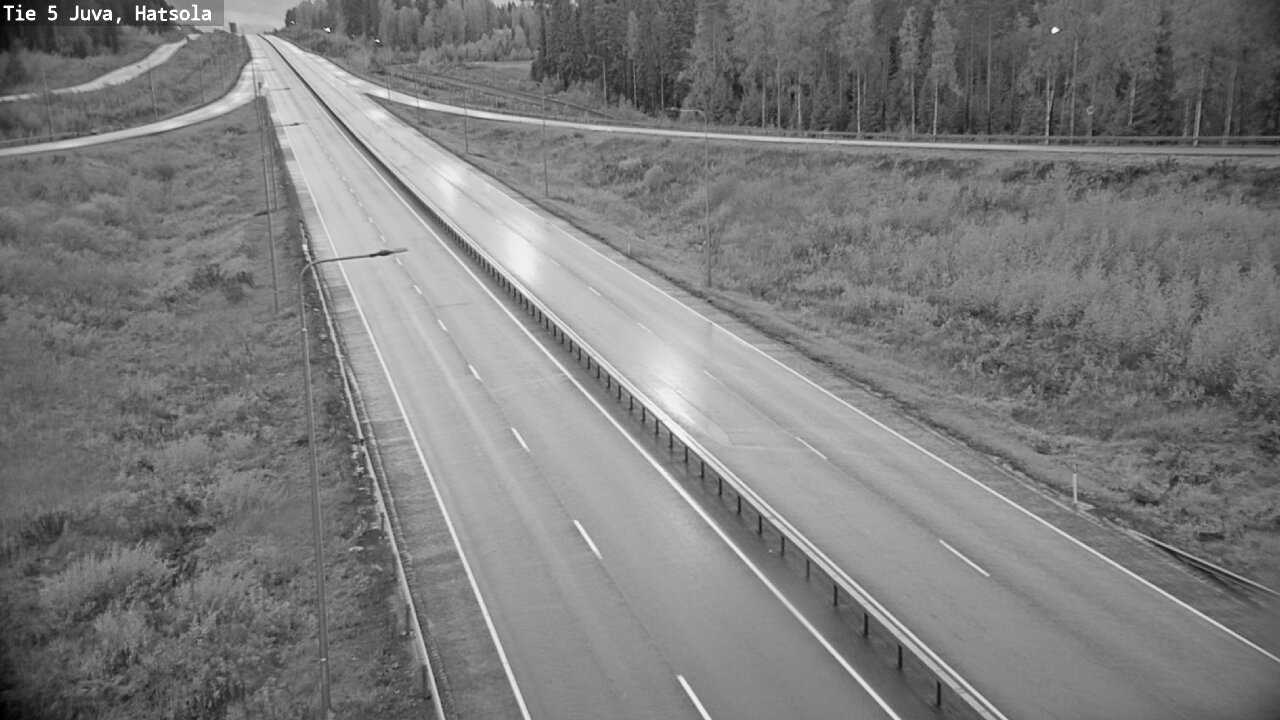 Weather Camera Image Väg 5 Juva, Hatsola, Juva, Etelä-Savo