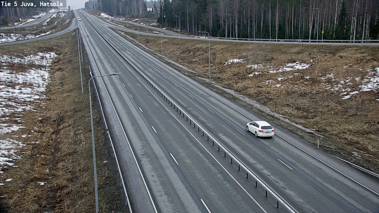 Weather Camera Image Road 5 Juva, Hatsola, Juva, Etelä-Savo