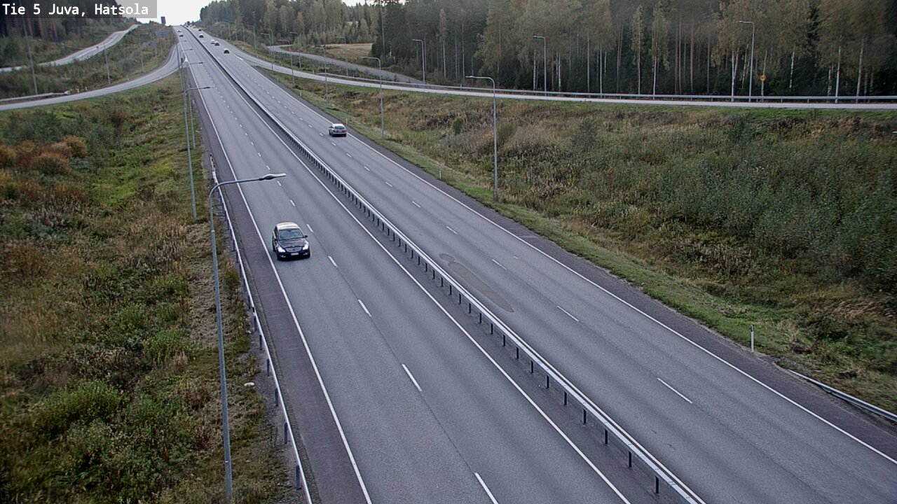 Weather Camera Image Road 5 Juva, Hatsola, Juva, Etelä-Savo
