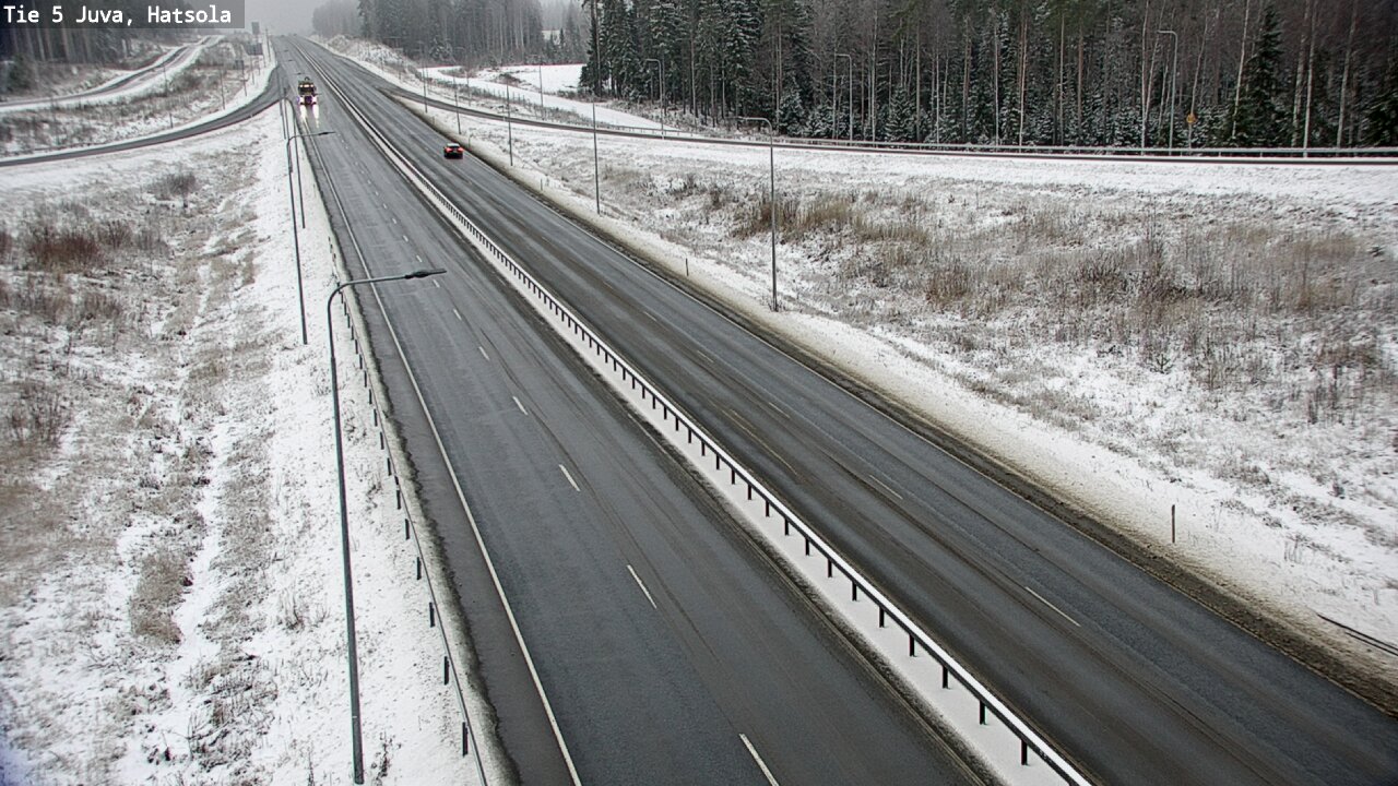 Weather Camera Image Väg 5 Juva, Hatsola, Juva, Etelä-Savo