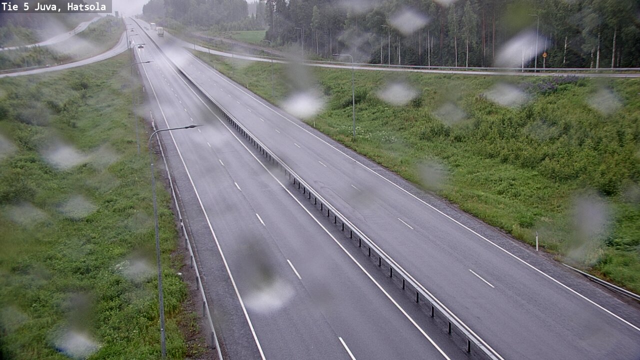 Weather Camera Image Väg 5 Juva, Hatsola, Juva, Etelä-Savo