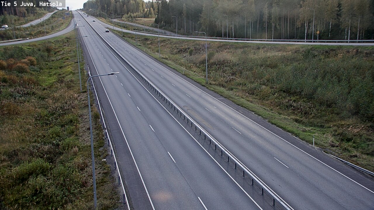 Weather Camera Image Road 5 Juva, Hatsola, Juva, Etelä-Savo