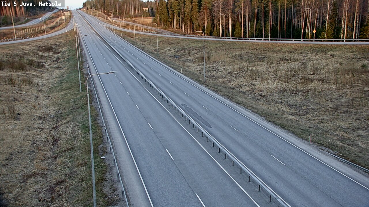 Weather Camera Image Road 5 Juva, Hatsola, Juva, Etelä-Savo