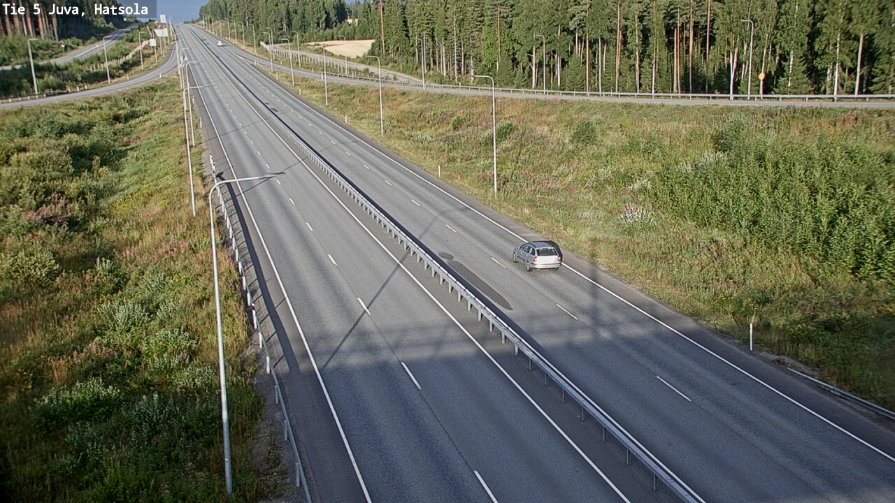 Weather Camera Image Road 5 Juva, Hatsola, Juva, Etelä-Savo
