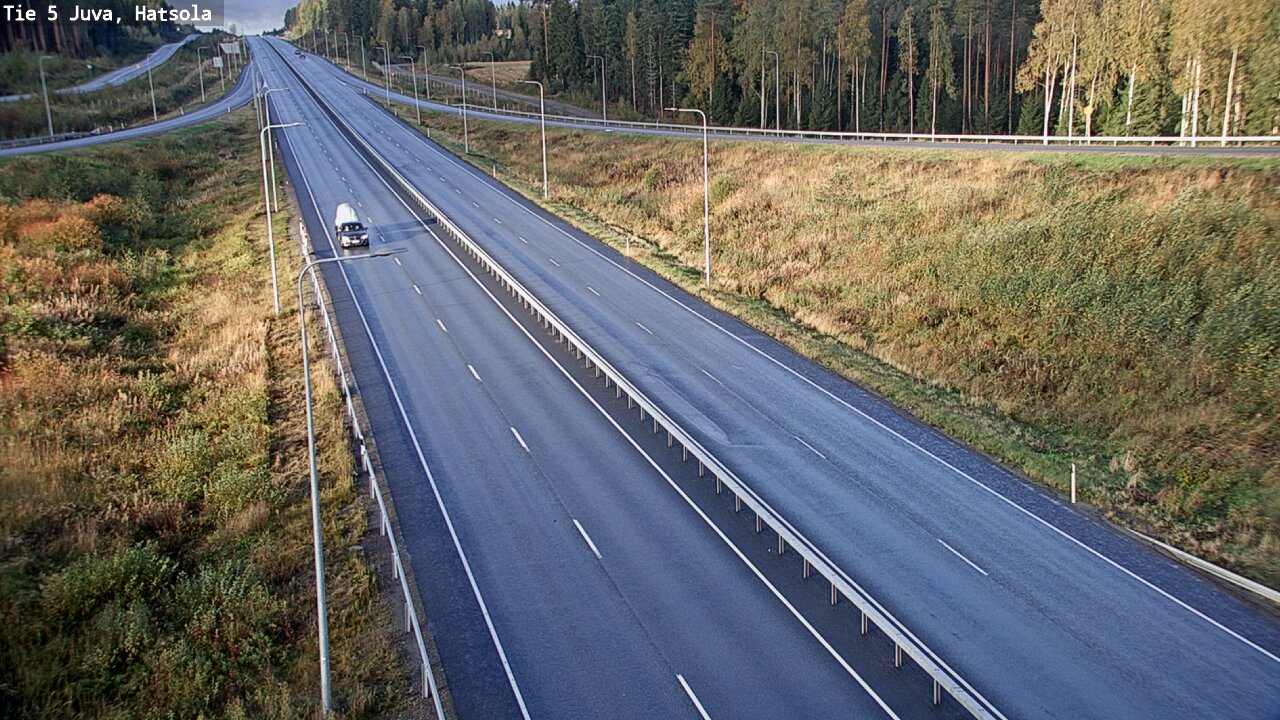 Weather Camera Image Väg 5 Juva, Hatsola, Juva, Etelä-Savo