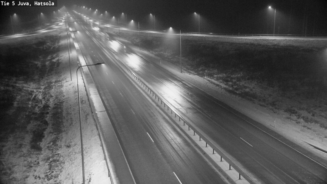 Weather Camera Image Väg 5 Juva, Hatsola, Juva, Etelä-Savo