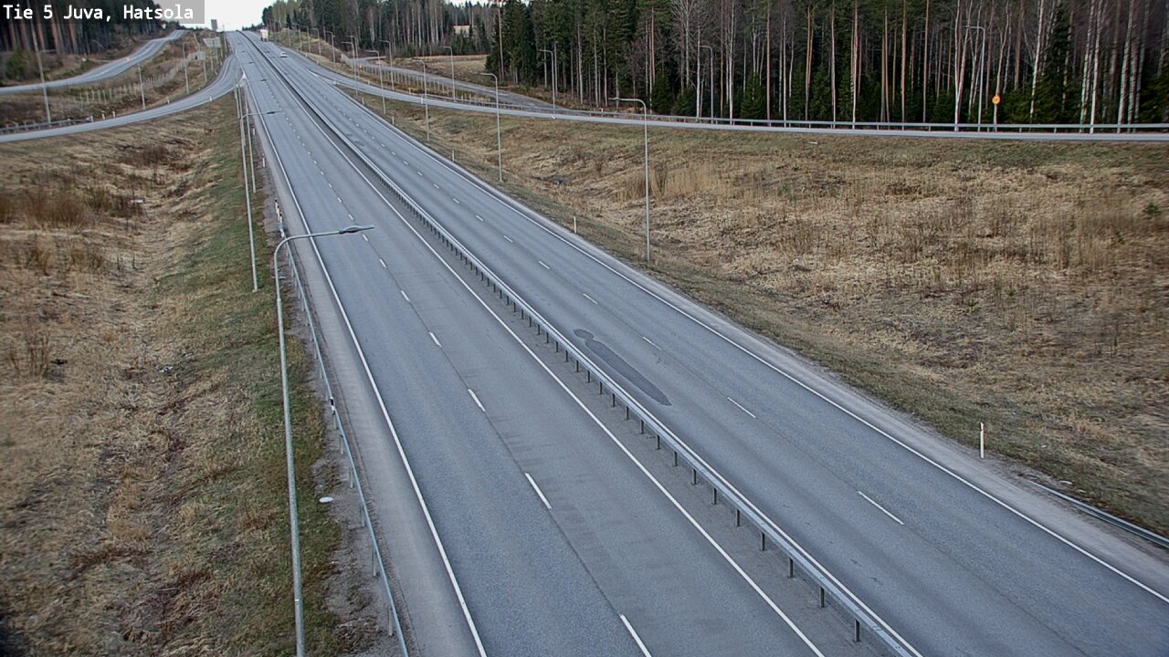 Weather Camera Image Road 5 Juva, Hatsola, Juva, Etelä-Savo