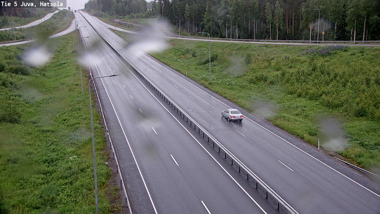 Weather Camera Image Road 5 Juva, Hatsola, Juva, Etelä-Savo