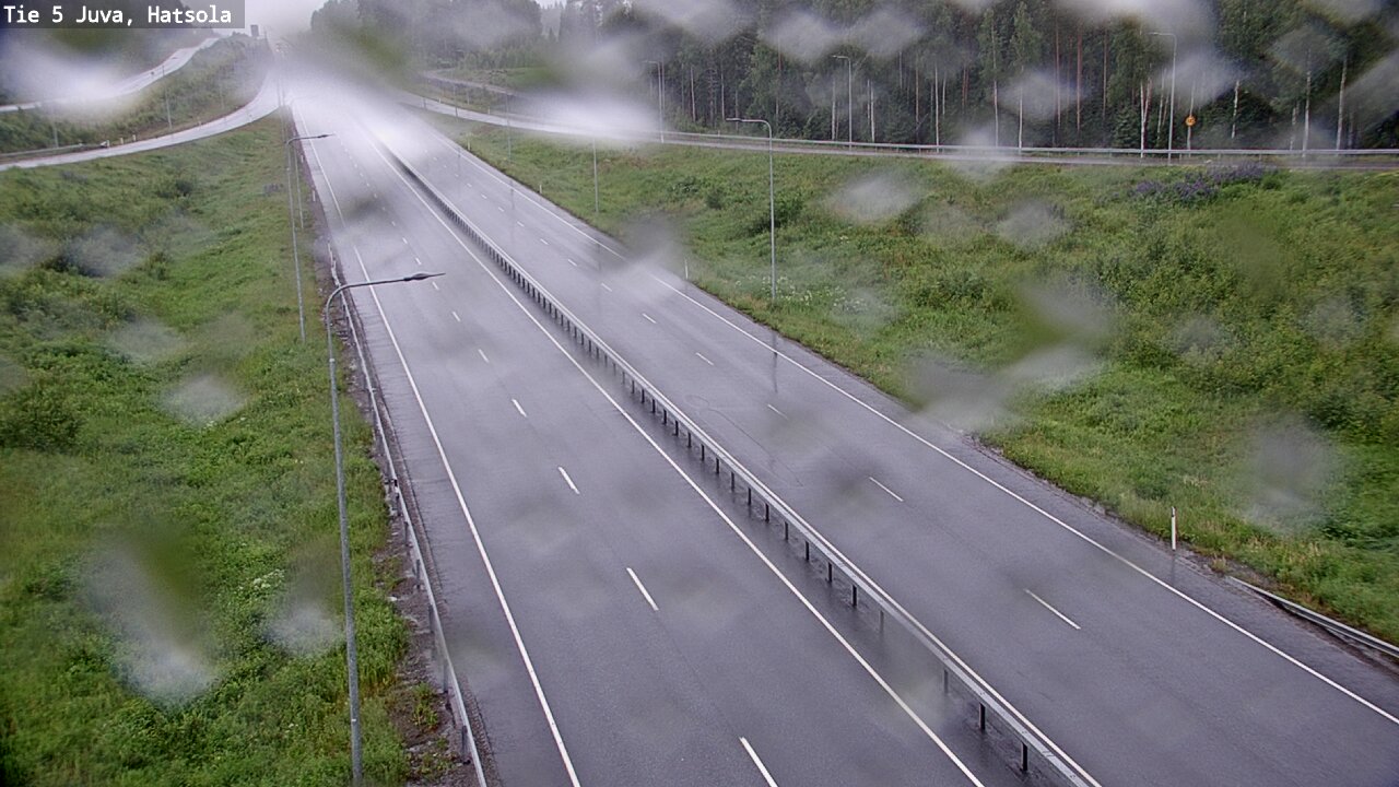 Weather Camera Image Väg 5 Juva, Hatsola, Juva, Etelä-Savo
