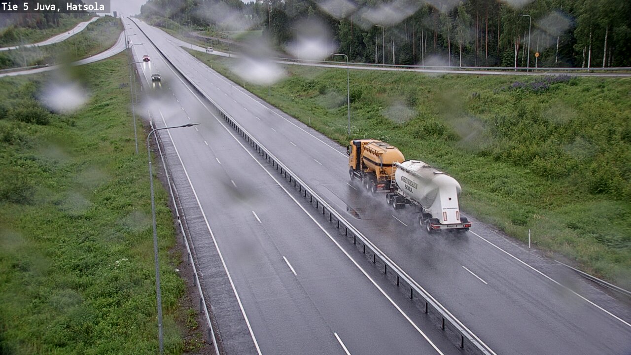 Weather Camera Image Road 5 Juva, Hatsola, Juva, Etelä-Savo