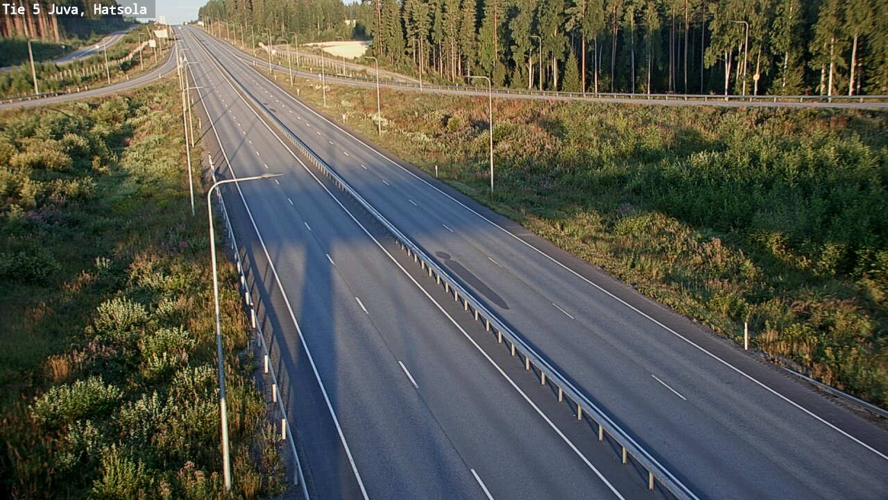 Weather Camera Image Road 5 Juva, Hatsola, Juva, Etelä-Savo
