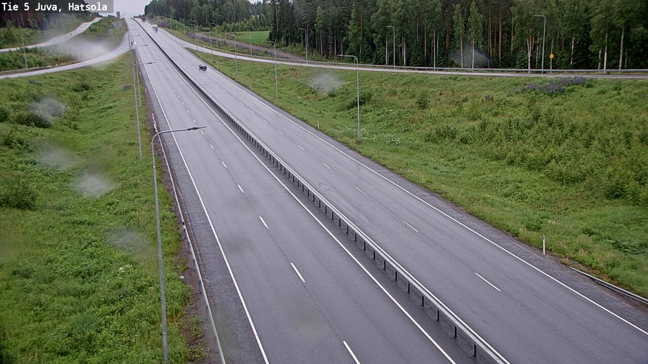 Weather Camera Image Väg 5 Juva, Hatsola, Juva, Etelä-Savo