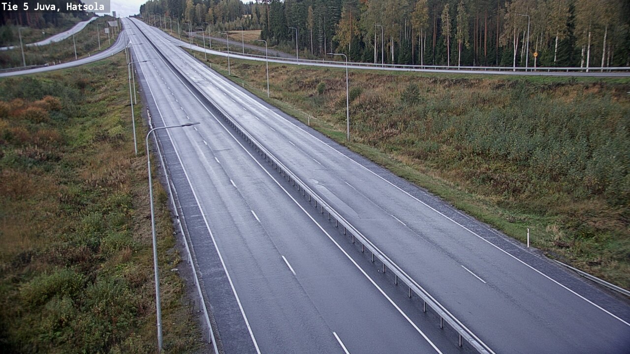 Weather Camera Image Väg 5 Juva, Hatsola, Juva, Etelä-Savo