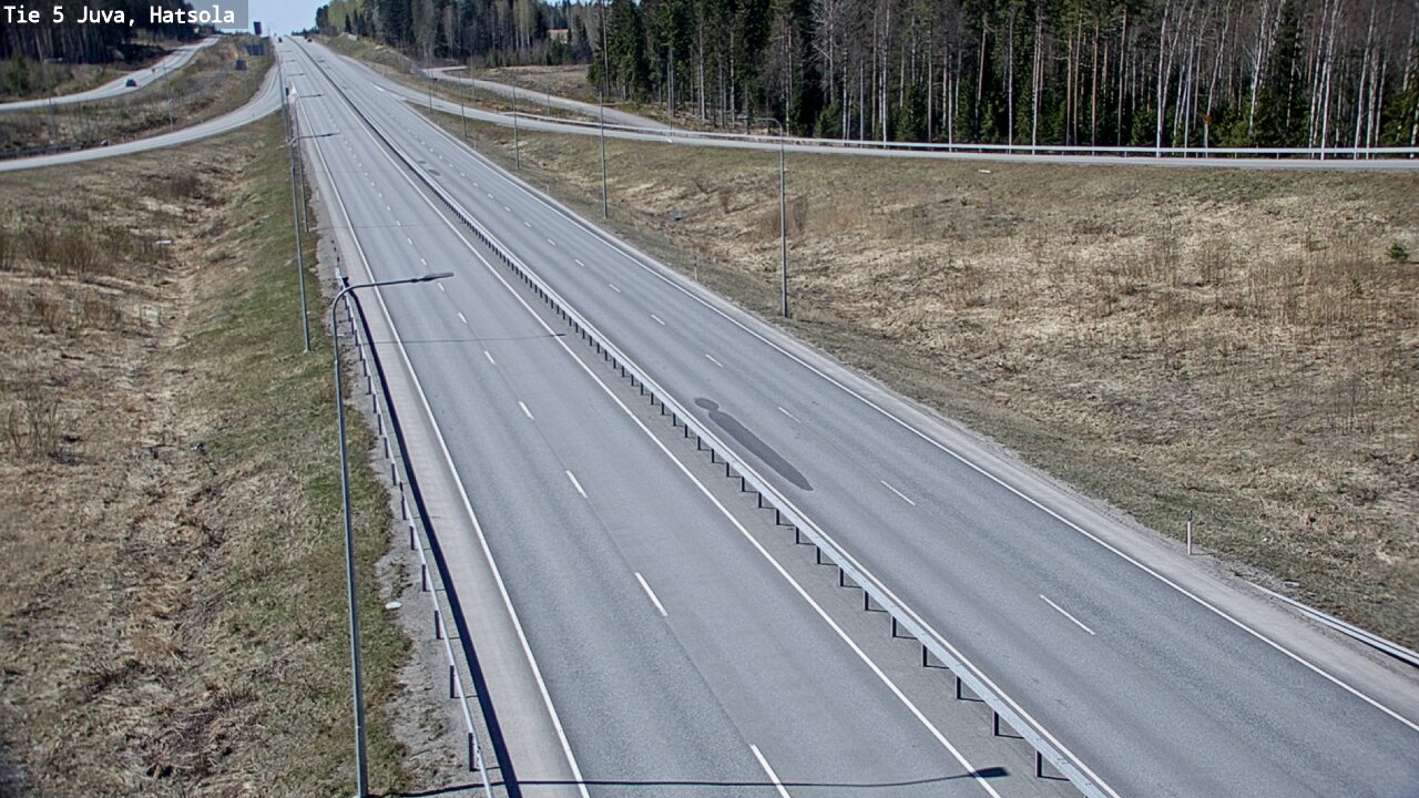 Weather Camera Image Road 5 Juva, Hatsola, Juva, Etelä-Savo