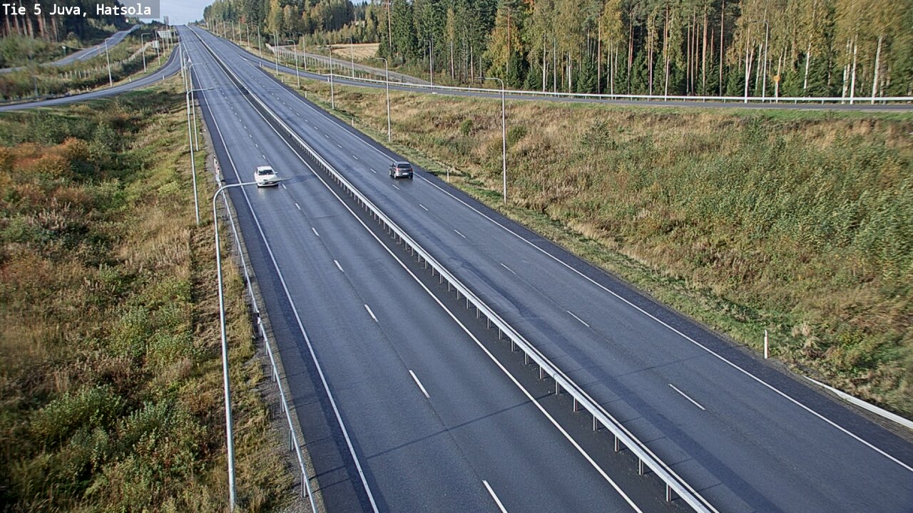 Weather Camera Image Väg 5 Juva, Hatsola, Juva, Etelä-Savo