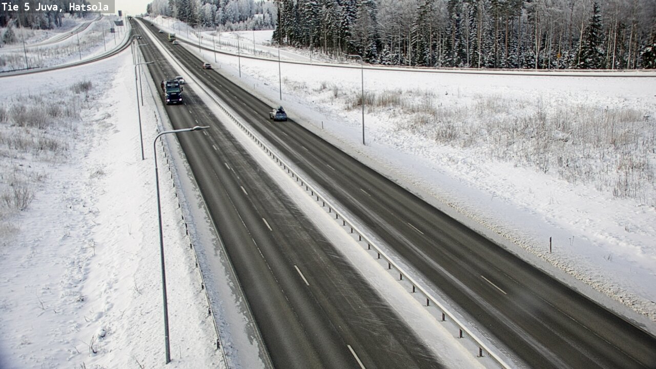 Weather Camera Image Väg 5 Juva, Hatsola, Juva, Etelä-Savo