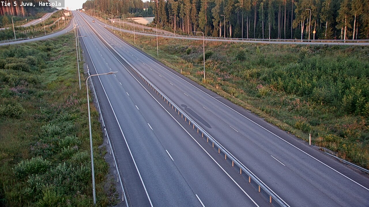 Weather Camera Image Road 5 Juva, Hatsola, Juva, Etelä-Savo