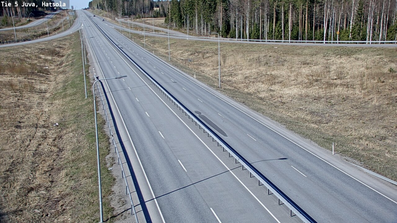 Weather Camera Image Road 5 Juva, Hatsola, Juva, Etelä-Savo