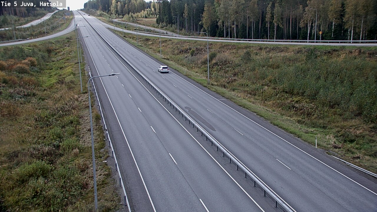 Weather Camera Image Väg 5 Juva, Hatsola, Juva, Etelä-Savo