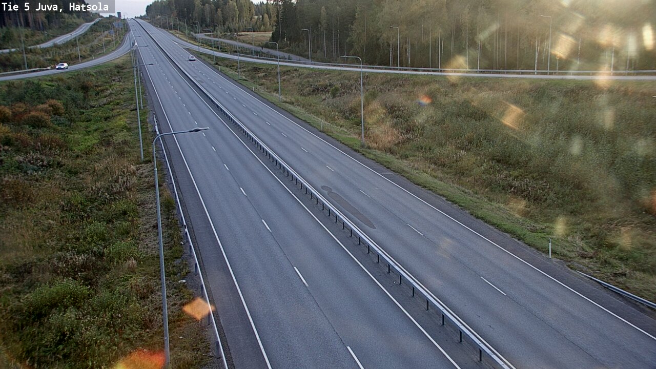 Weather Camera Image Väg 5 Juva, Hatsola, Juva, Etelä-Savo