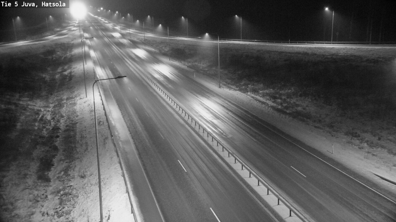 Weather Camera Image Väg 5 Juva, Hatsola, Juva, Etelä-Savo