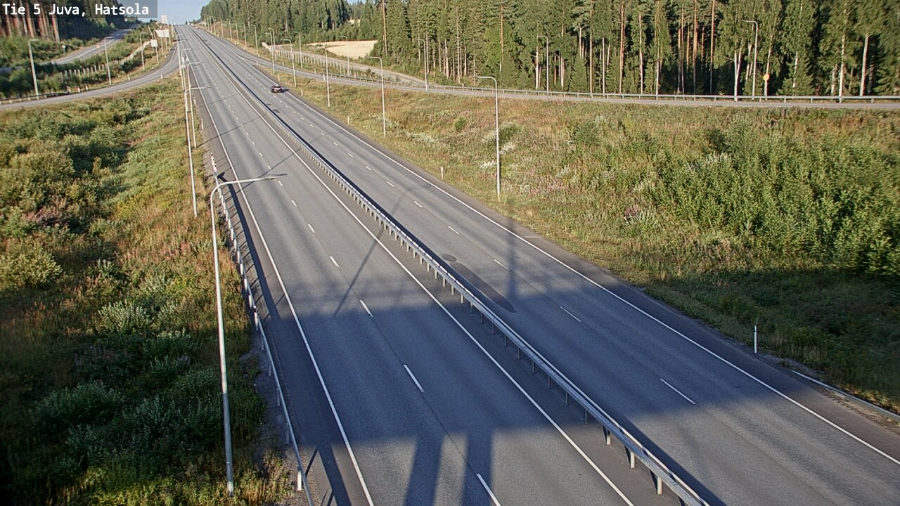 Weather Camera Image Väg 5 Juva, Hatsola, Juva, Etelä-Savo