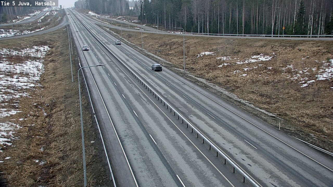 Weather Camera Image Road 5 Juva, Hatsola, Juva, Etelä-Savo