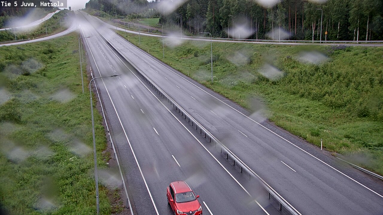 Weather Camera Image Väg 5 Juva, Hatsola, Juva, Etelä-Savo