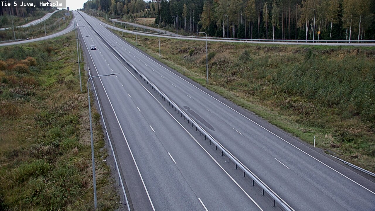 Weather Camera Image Väg 5 Juva, Hatsola, Juva, Etelä-Savo