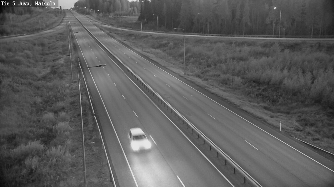 Weather Camera Image Väg 5 Juva, Hatsola, Juva, Etelä-Savo