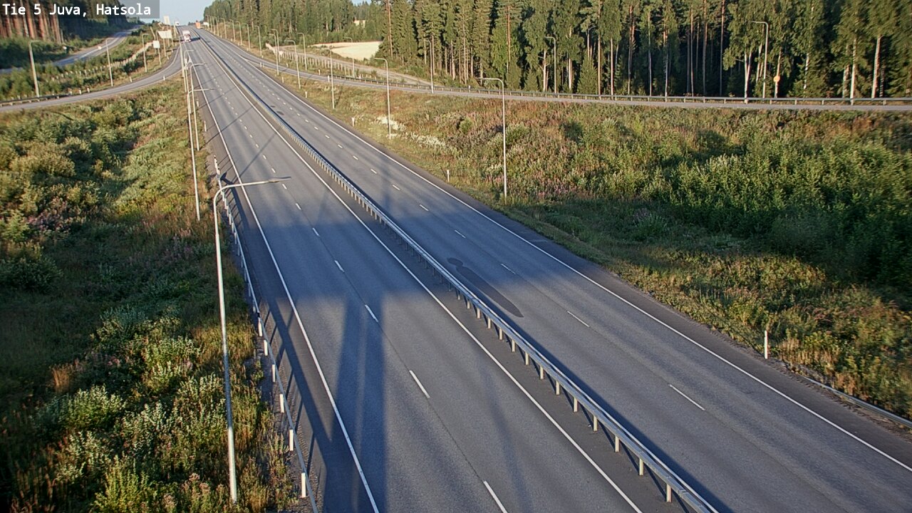 Weather Camera Image Road 5 Juva, Hatsola, Juva, Etelä-Savo