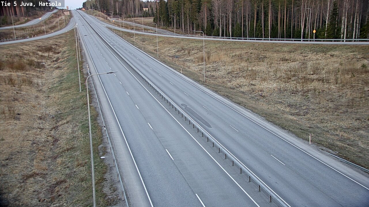 Weather Camera Image Road 5 Juva, Hatsola, Juva, Etelä-Savo