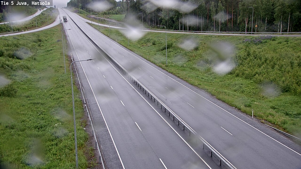 Weather Camera Image Väg 5 Juva, Hatsola, Juva, Etelä-Savo