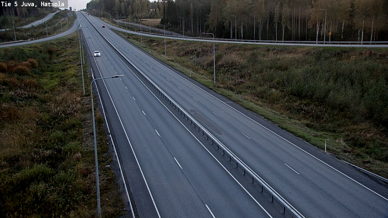 Weather Camera Image Väg 5 Juva, Hatsola, Juva, Etelä-Savo