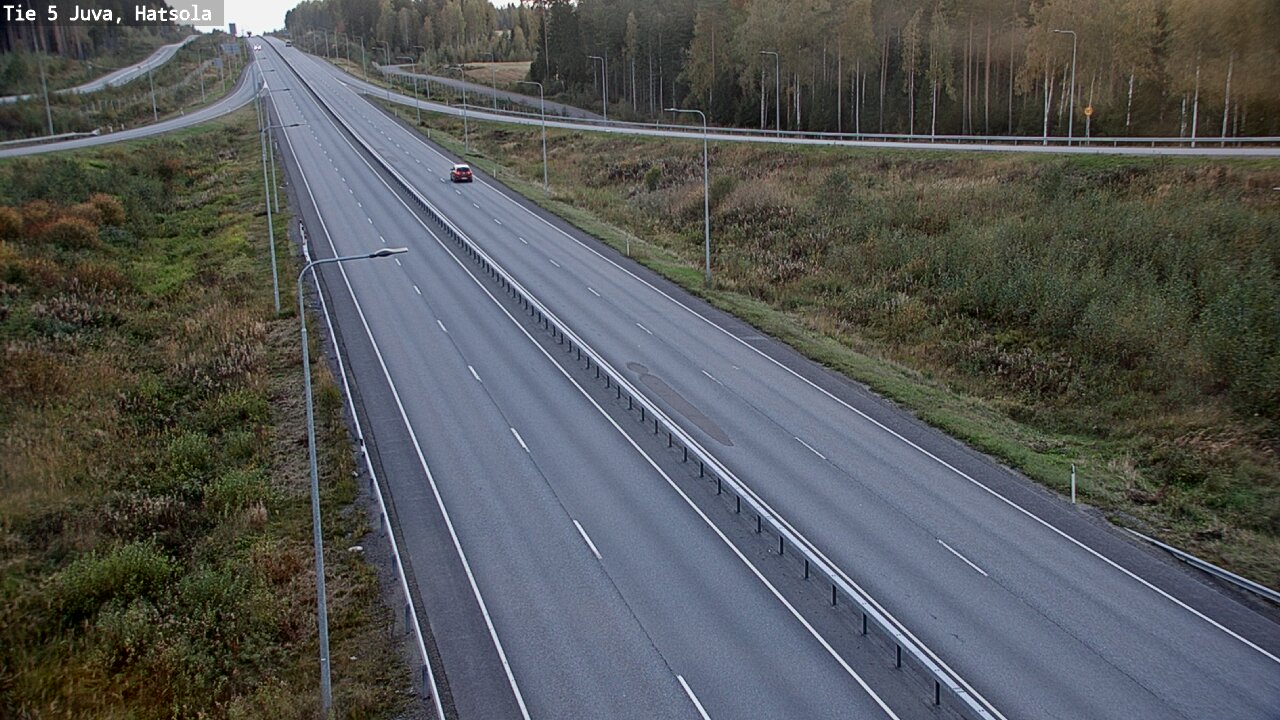 Weather Camera Image Väg 5 Juva, Hatsola, Juva, Etelä-Savo