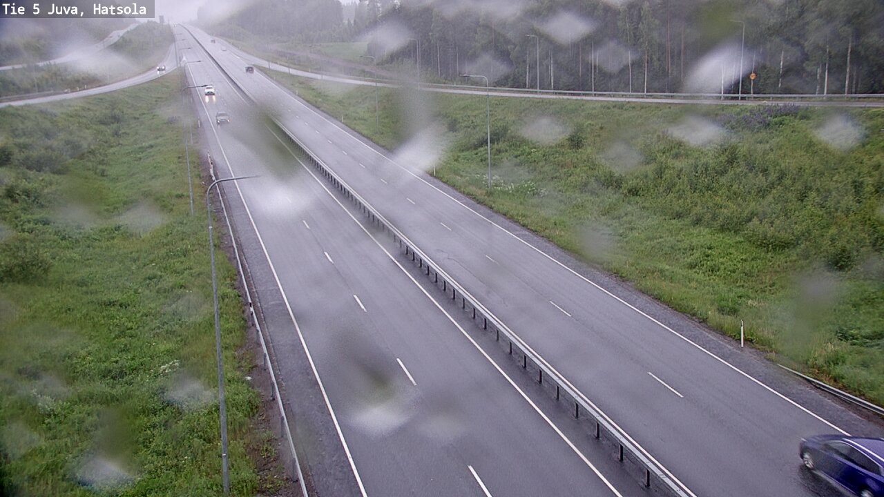 Weather Camera Image Väg 5 Juva, Hatsola, Juva, Etelä-Savo