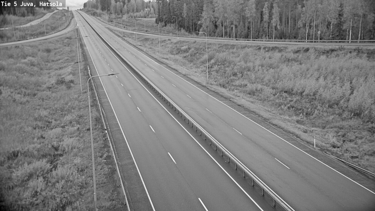 Weather Camera Image Väg 5 Juva, Hatsola, Juva, Etelä-Savo