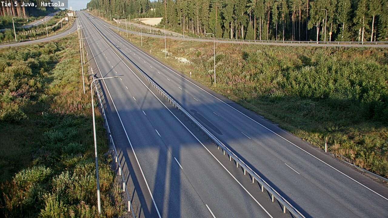 Weather Camera Image Road 5 Juva, Hatsola, Juva, Etelä-Savo