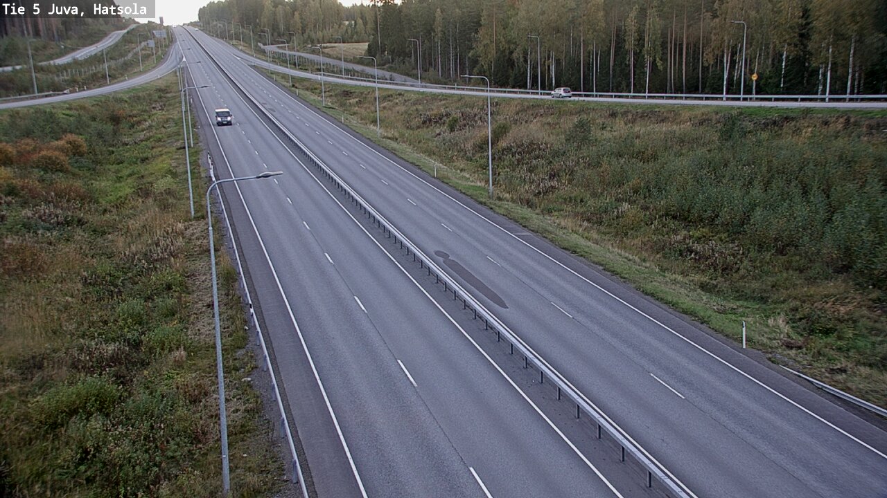 Weather Camera Image Väg 5 Juva, Hatsola, Juva, Etelä-Savo
