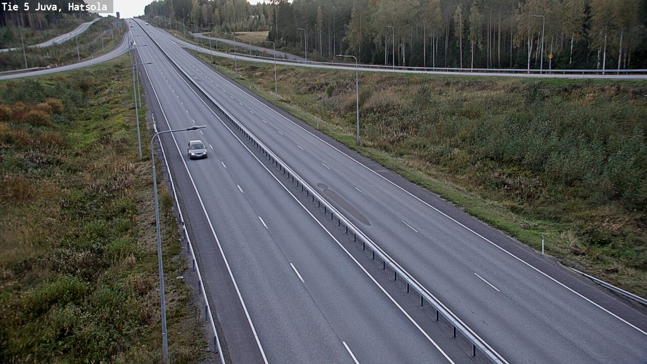 Weather Camera Image Road 5 Juva, Hatsola, Juva, Etelä-Savo