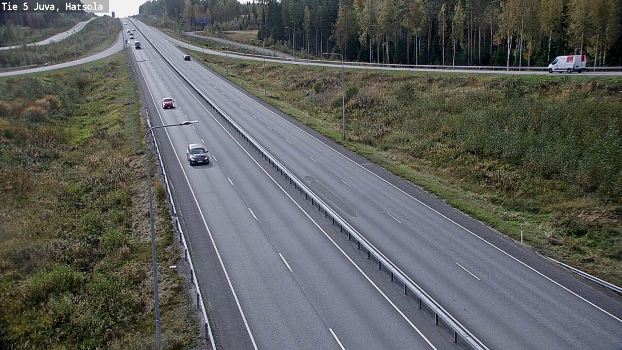 Weather Camera Image Road 5 Juva, Hatsola, Juva, Etelä-Savo