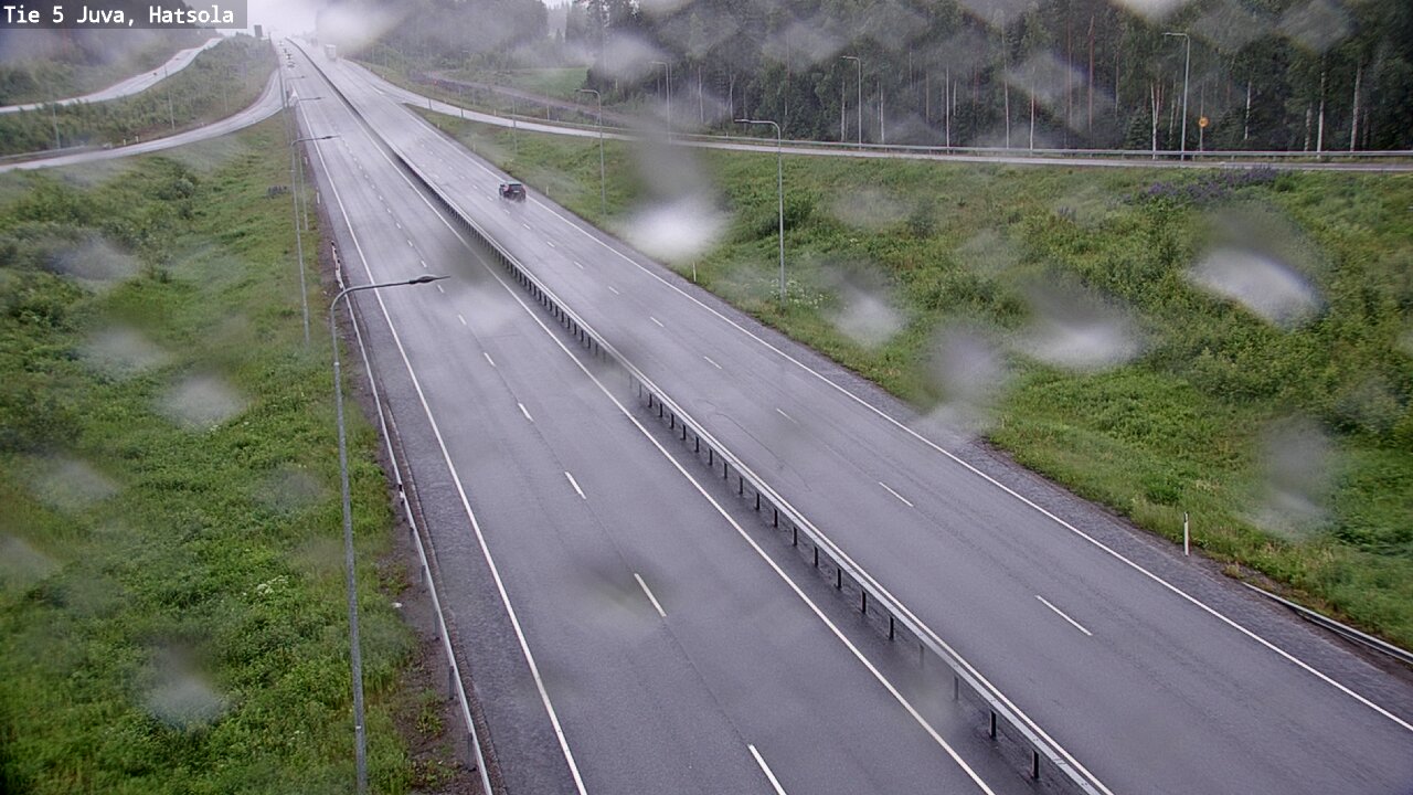 Weather Camera Image Väg 5 Juva, Hatsola, Juva, Etelä-Savo