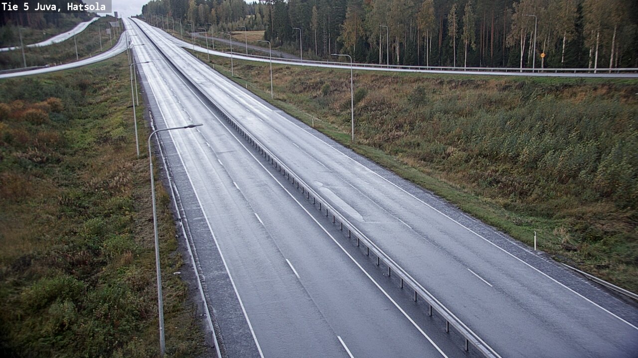 Weather Camera Image Väg 5 Juva, Hatsola, Juva, Etelä-Savo