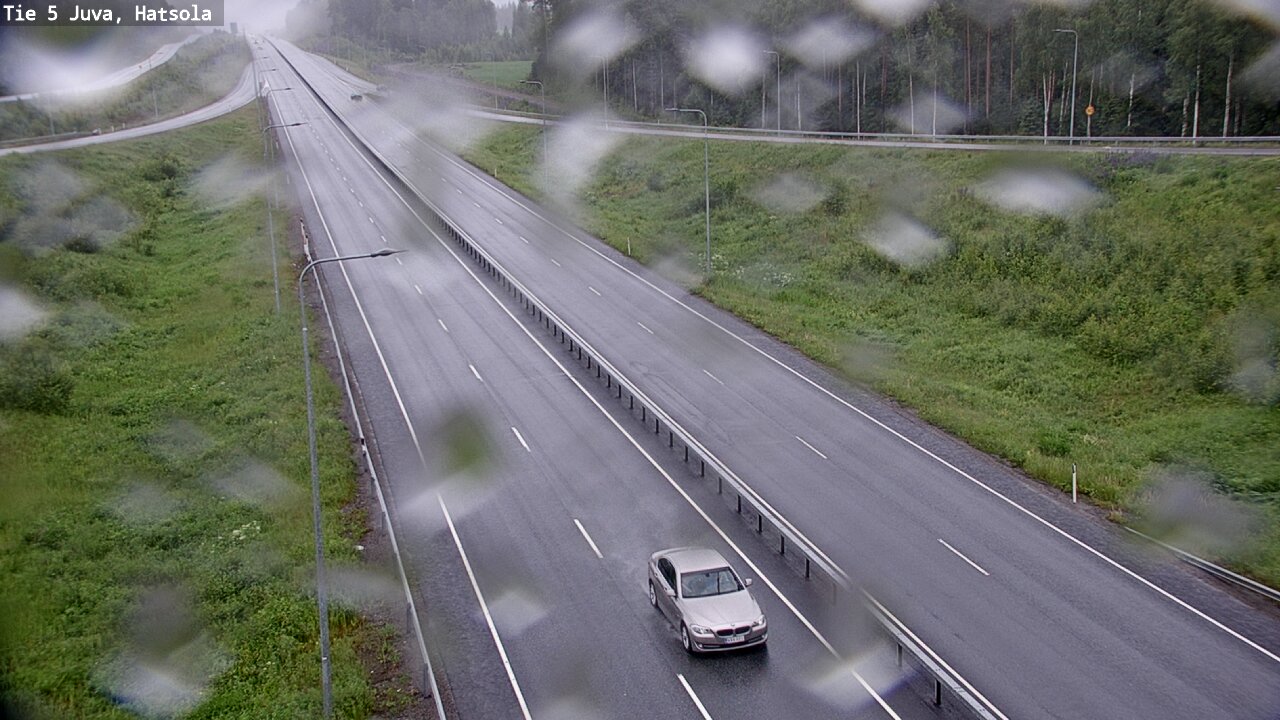 Weather Camera Image Väg 5 Juva, Hatsola, Juva, Etelä-Savo